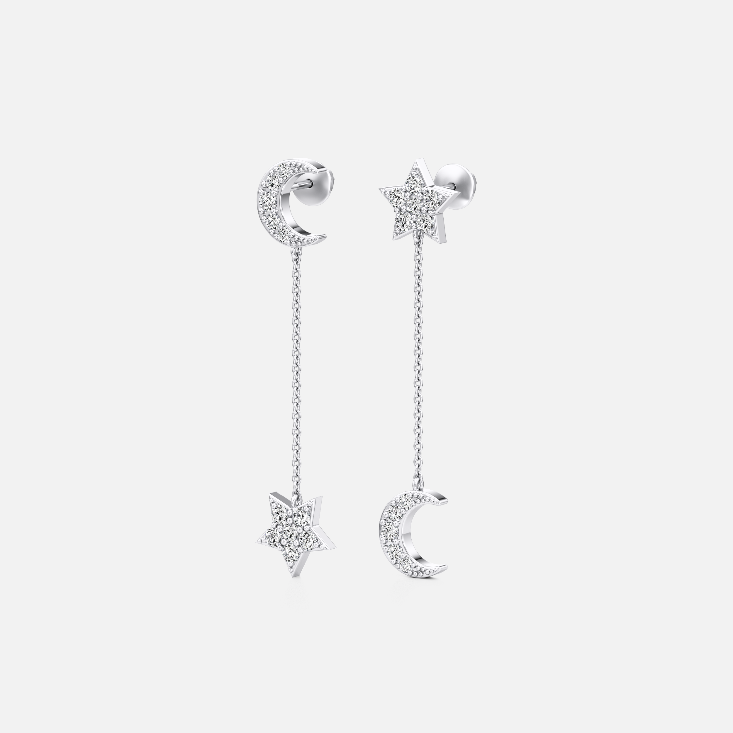 Celestial Chain Drop Earring