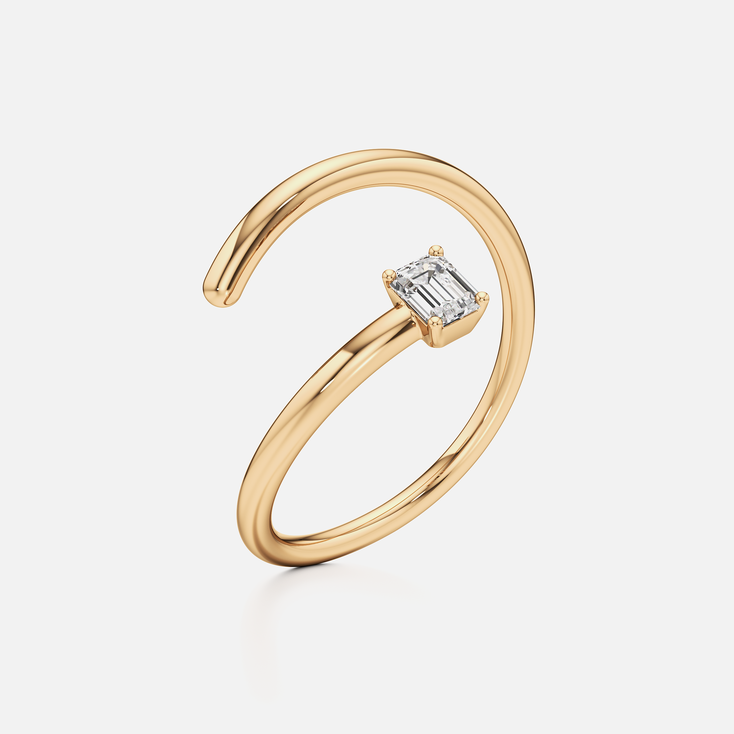 Eterna Ring Lab Grown Diamond X 925 Recycled Silver