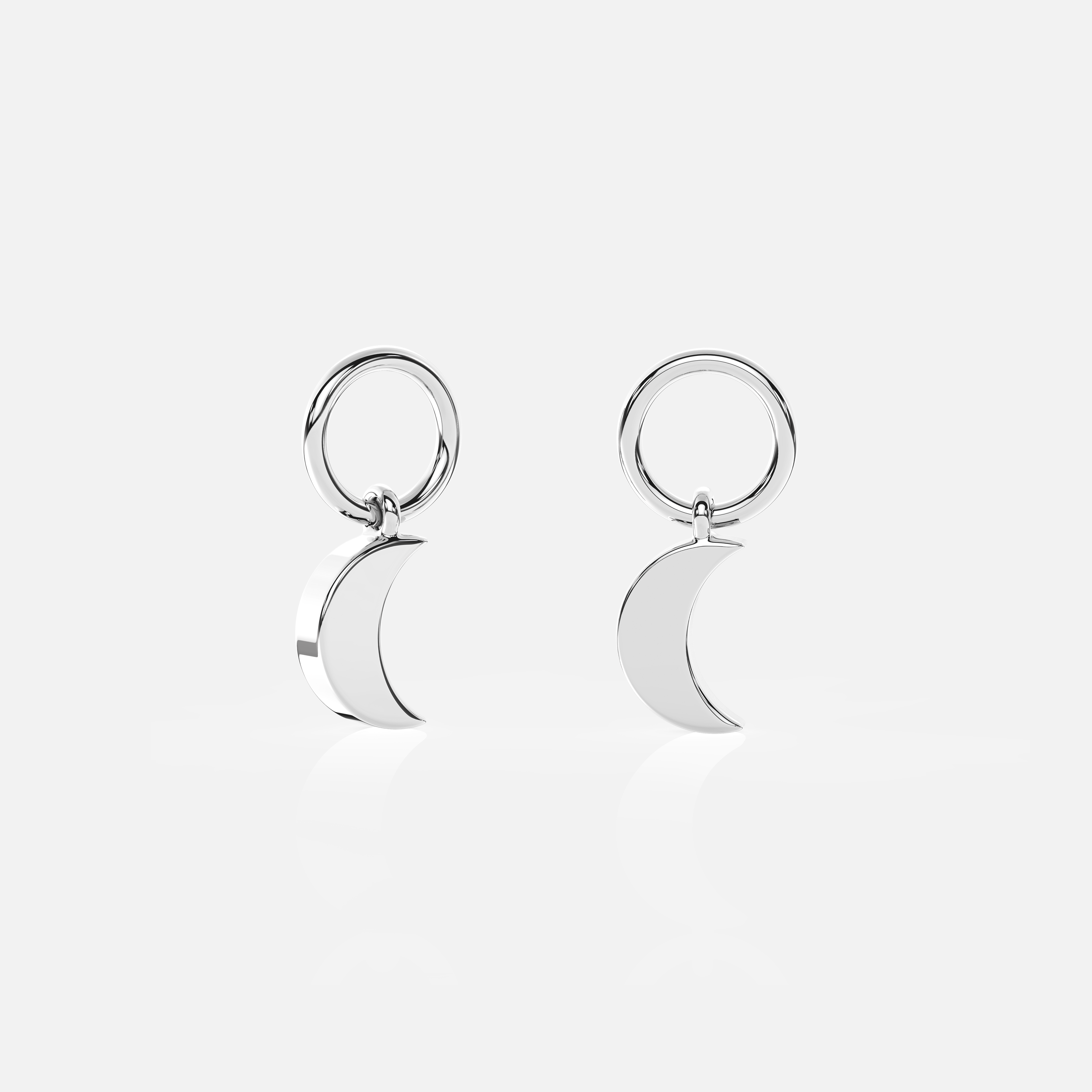 Moon Hoop Charm