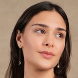 Celestial Chain Drop Earrings