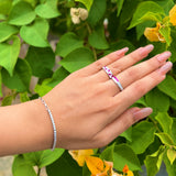 Enamel Split Ring - Purple