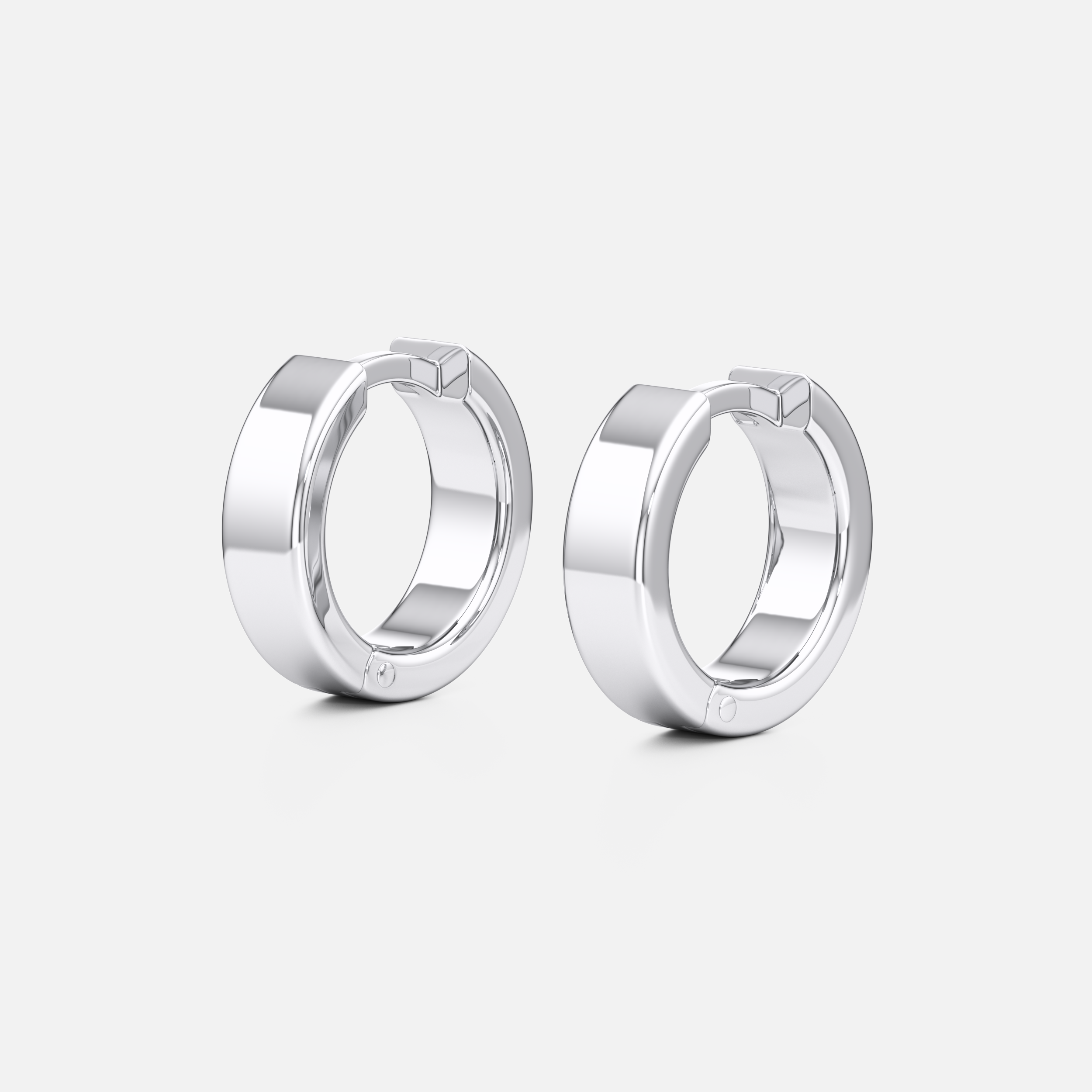 Flat Small Hoops