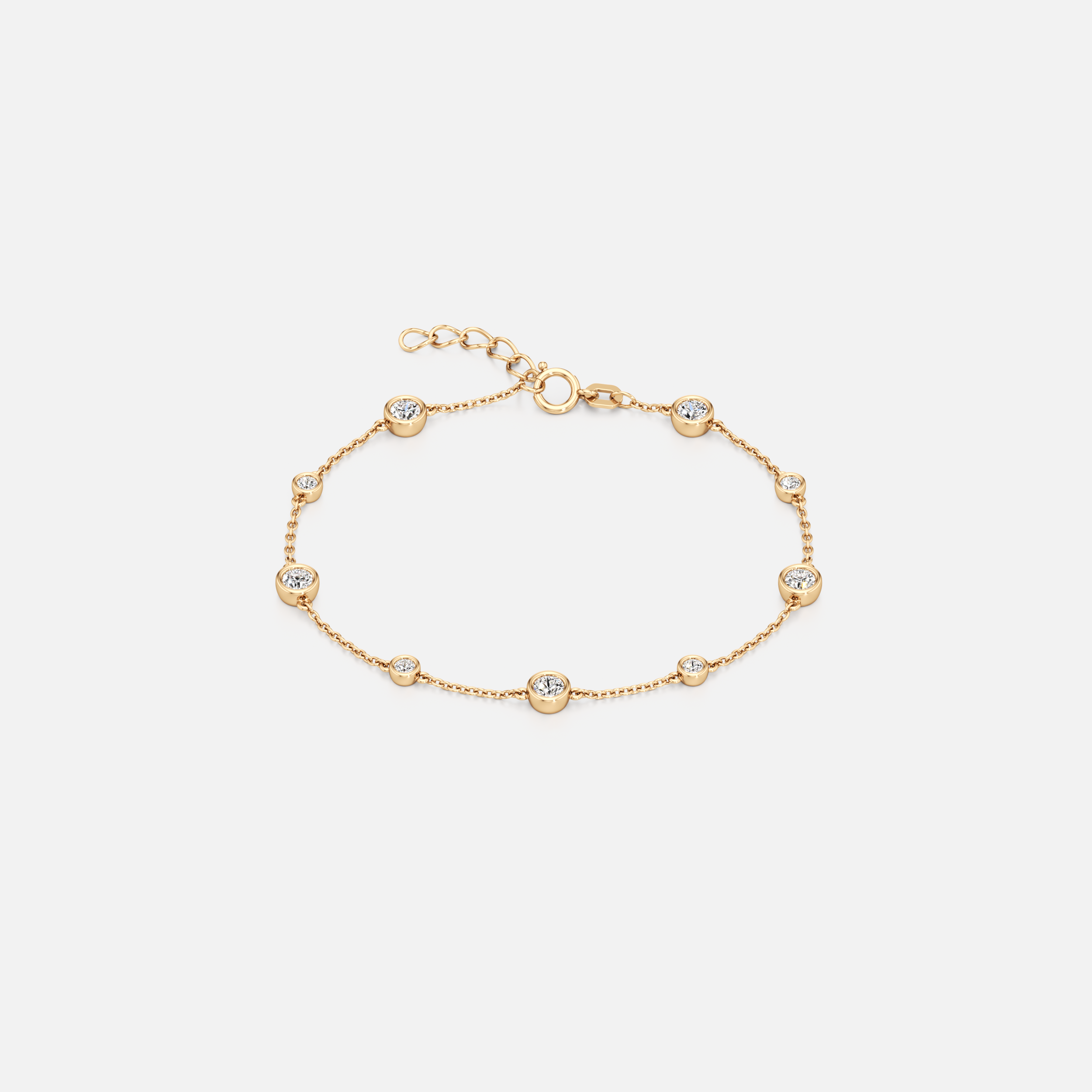 Bezel Strand Bracelet