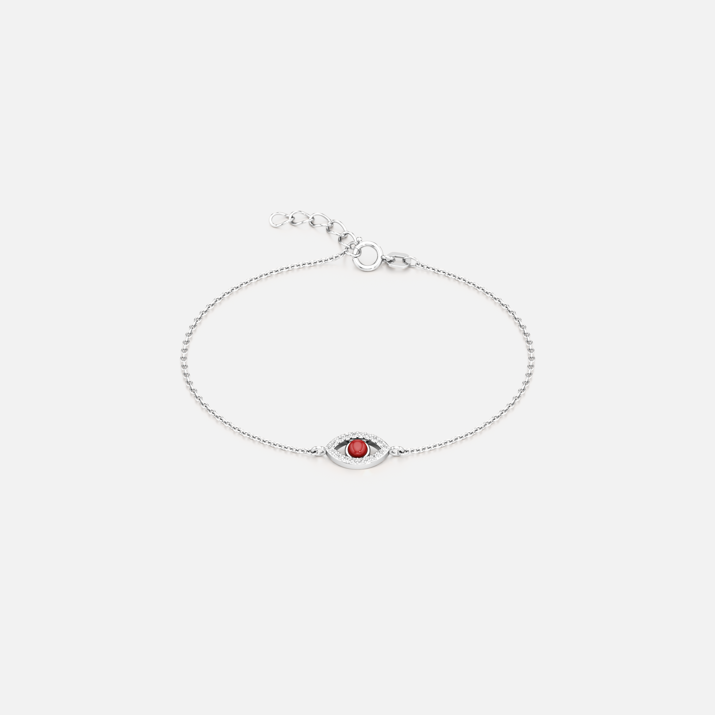 Evil Eye Pave Bracelet