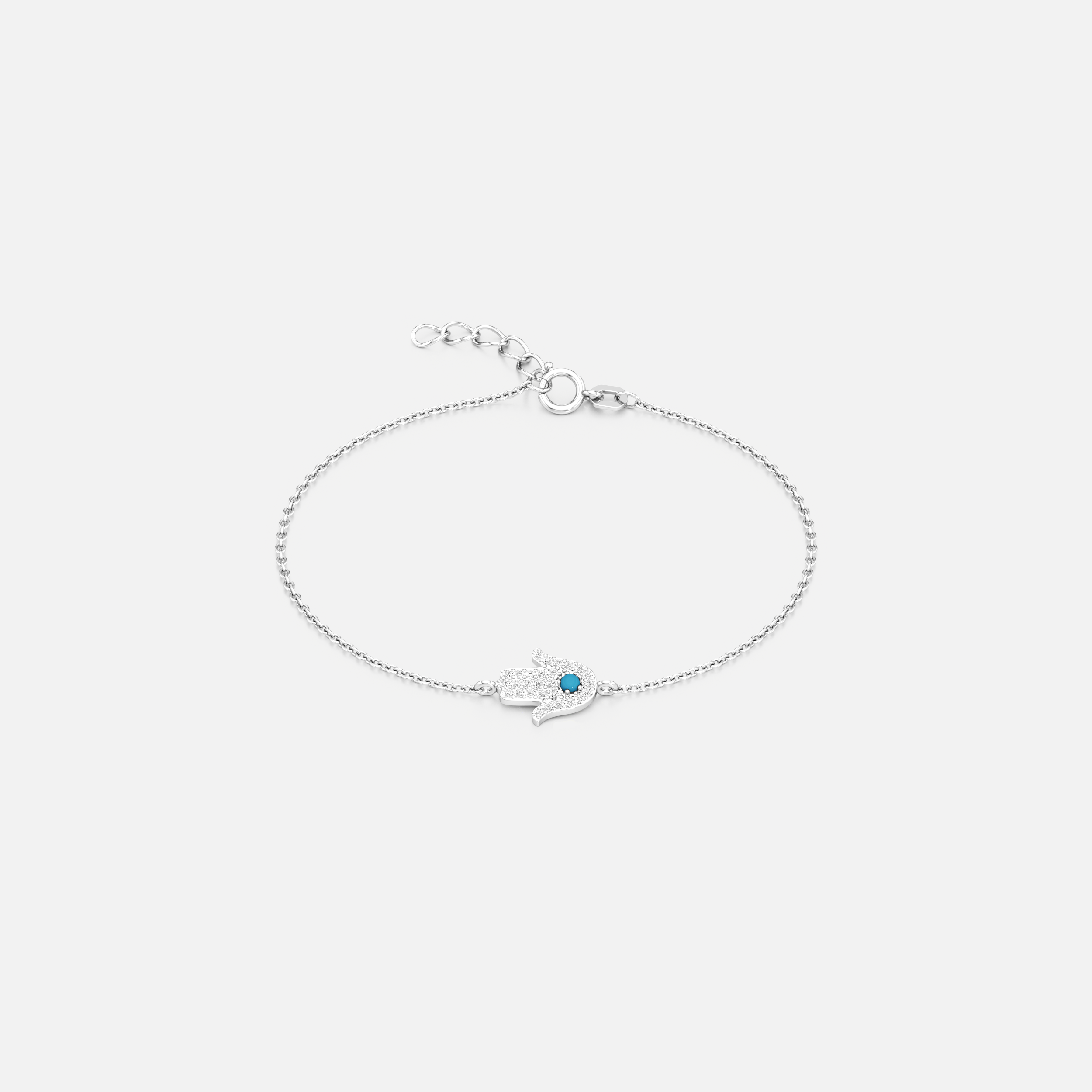 Hamsa Pave Bracelet
