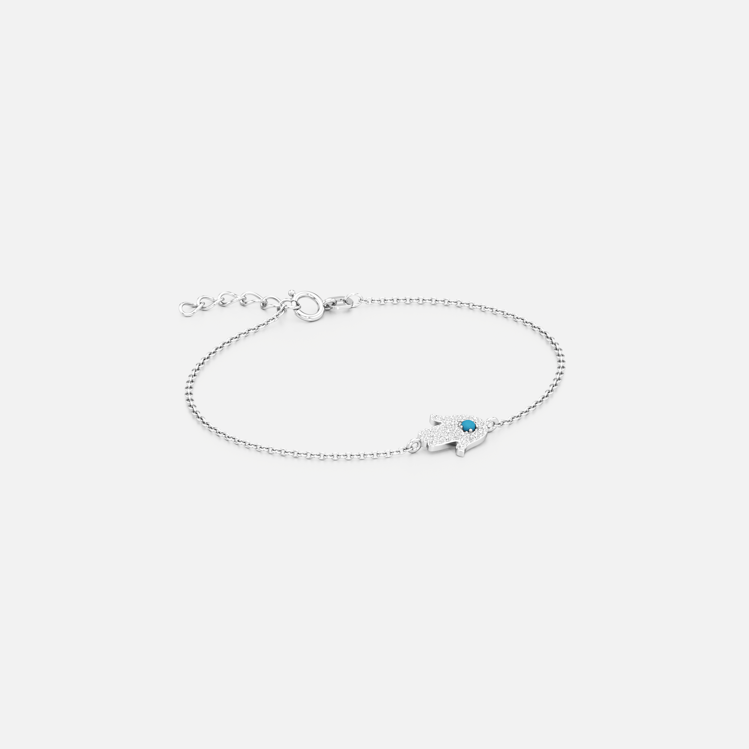Hamsa Pave Bracelet