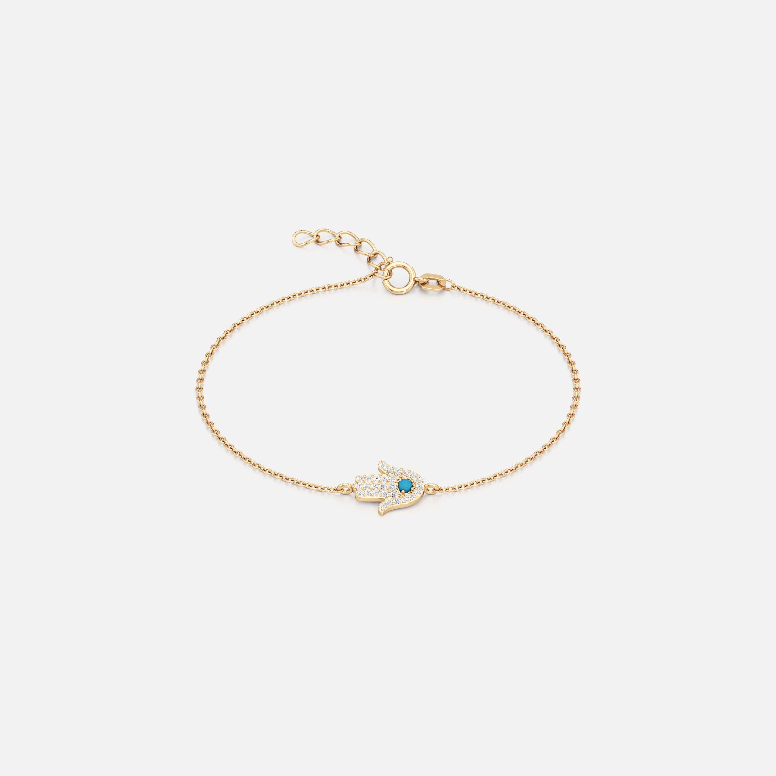Hamsa Pave Bracelet