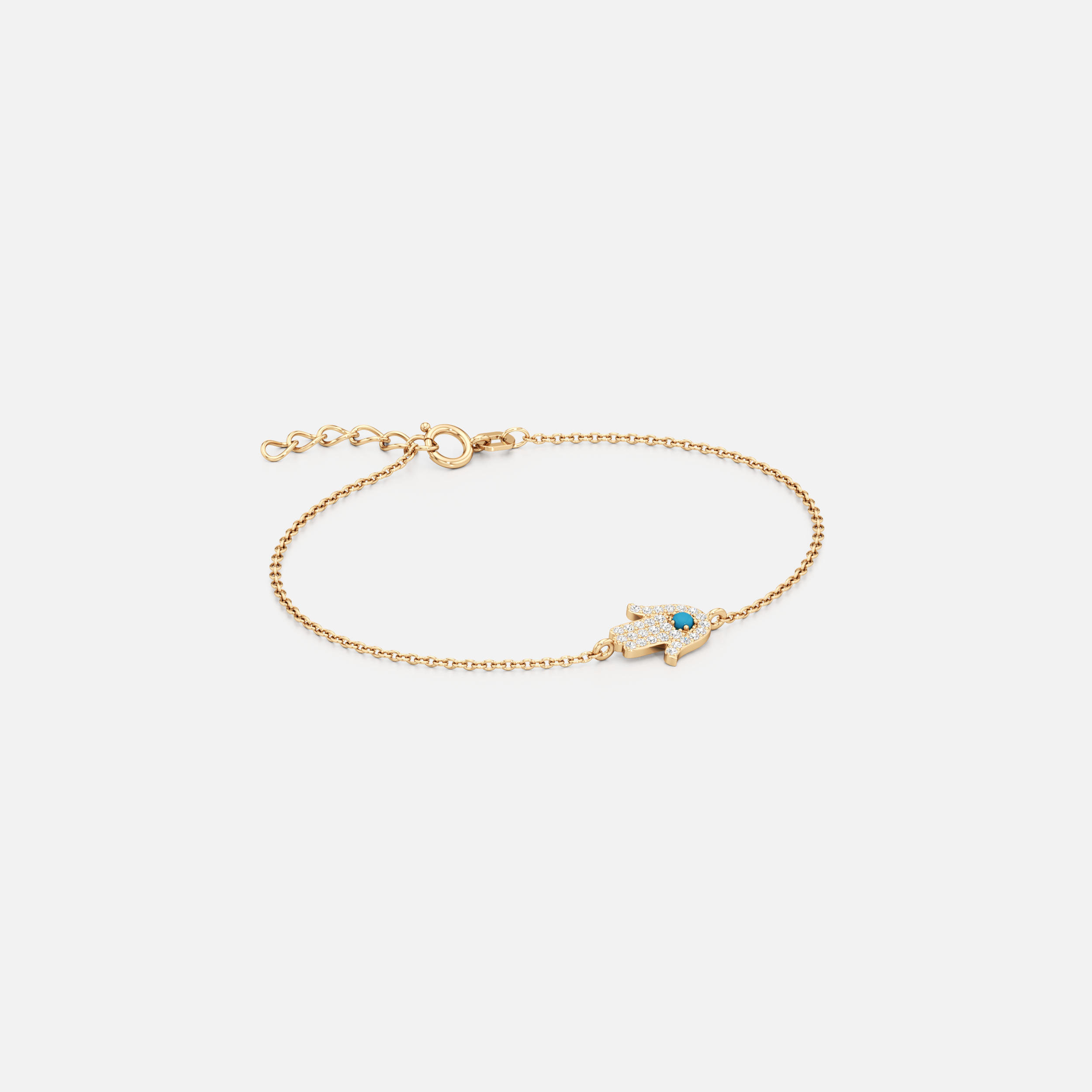 Hamsa Pave Bracelet
