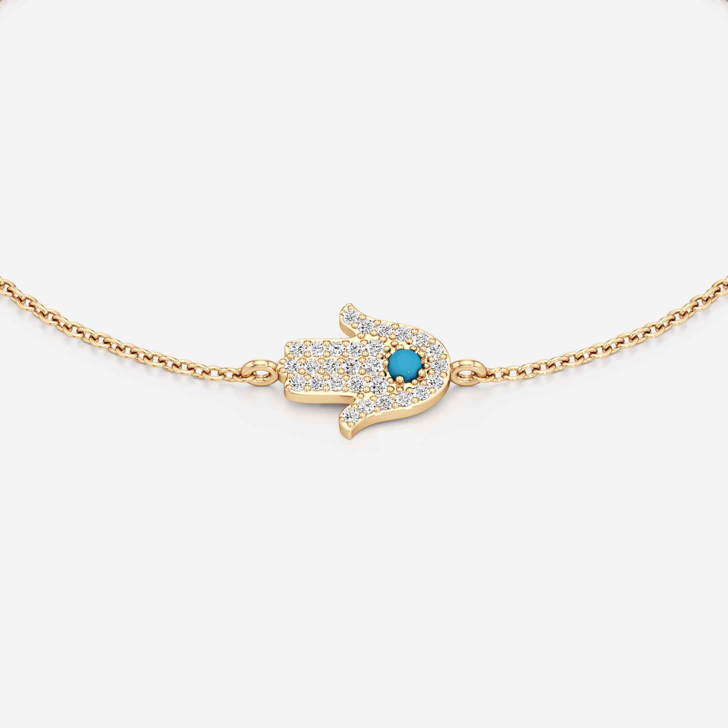 Hamsa Pave Bracelet