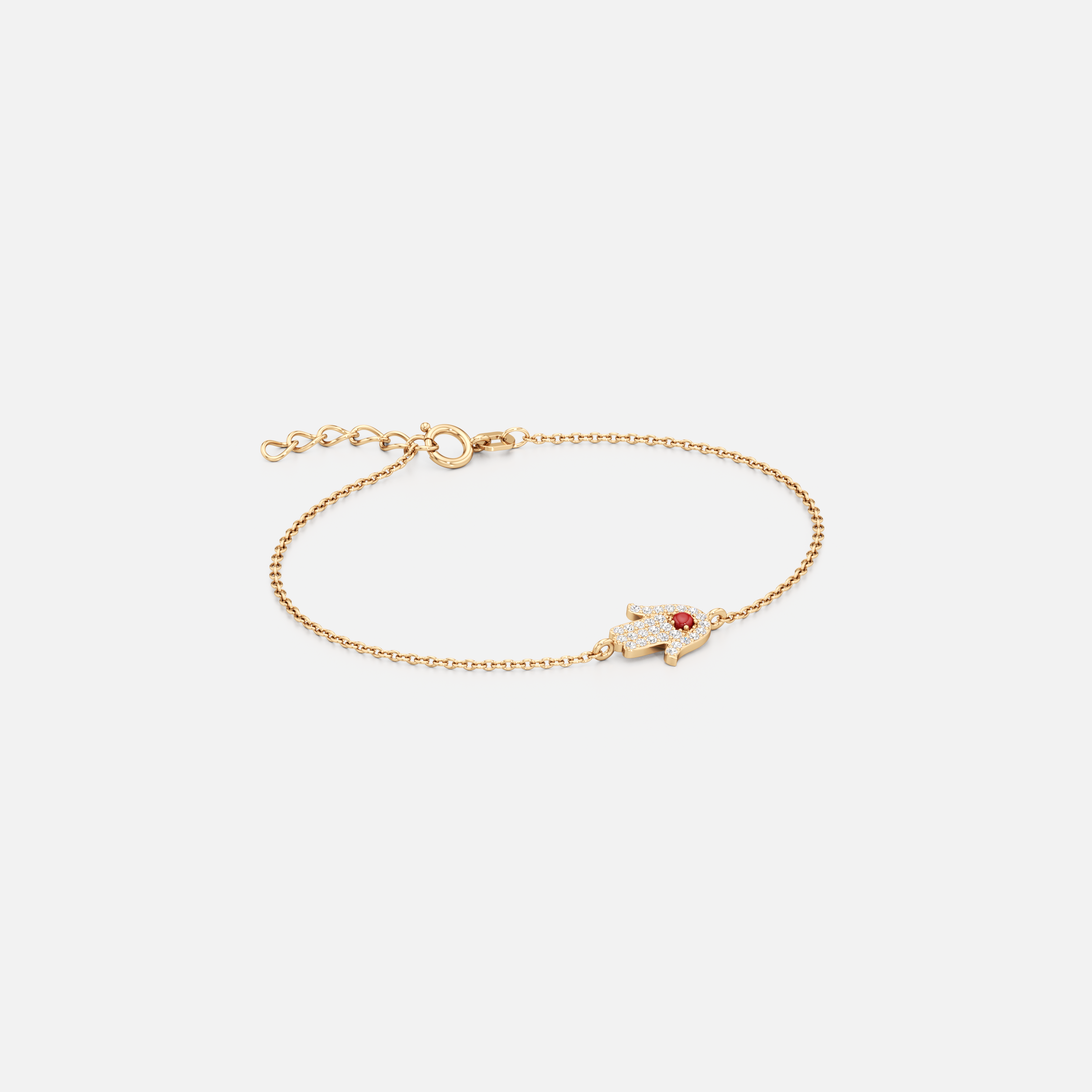 Hamsa Pave Bracelet