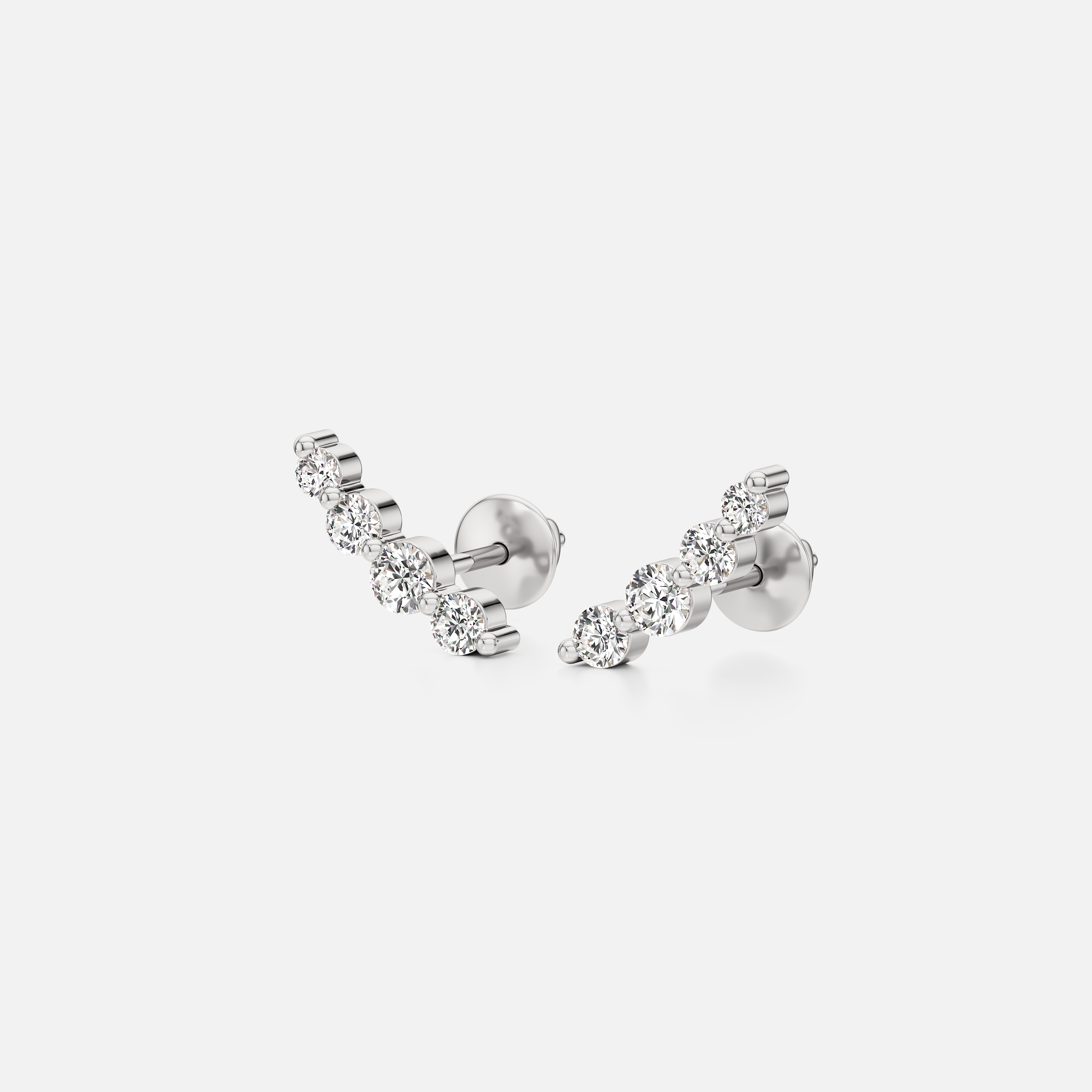Sparkle Curve Earrings