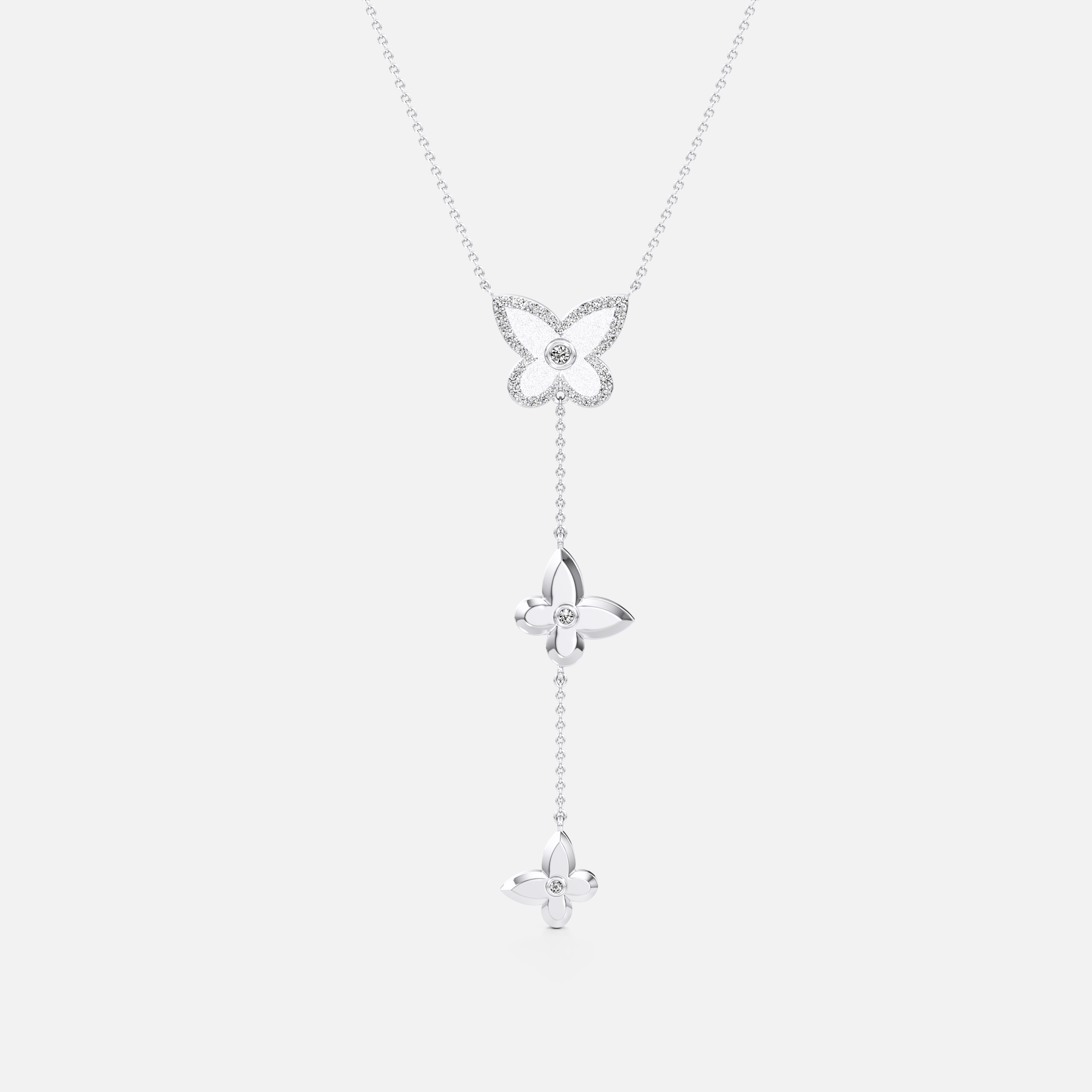 Butterfly Lariat Necklace