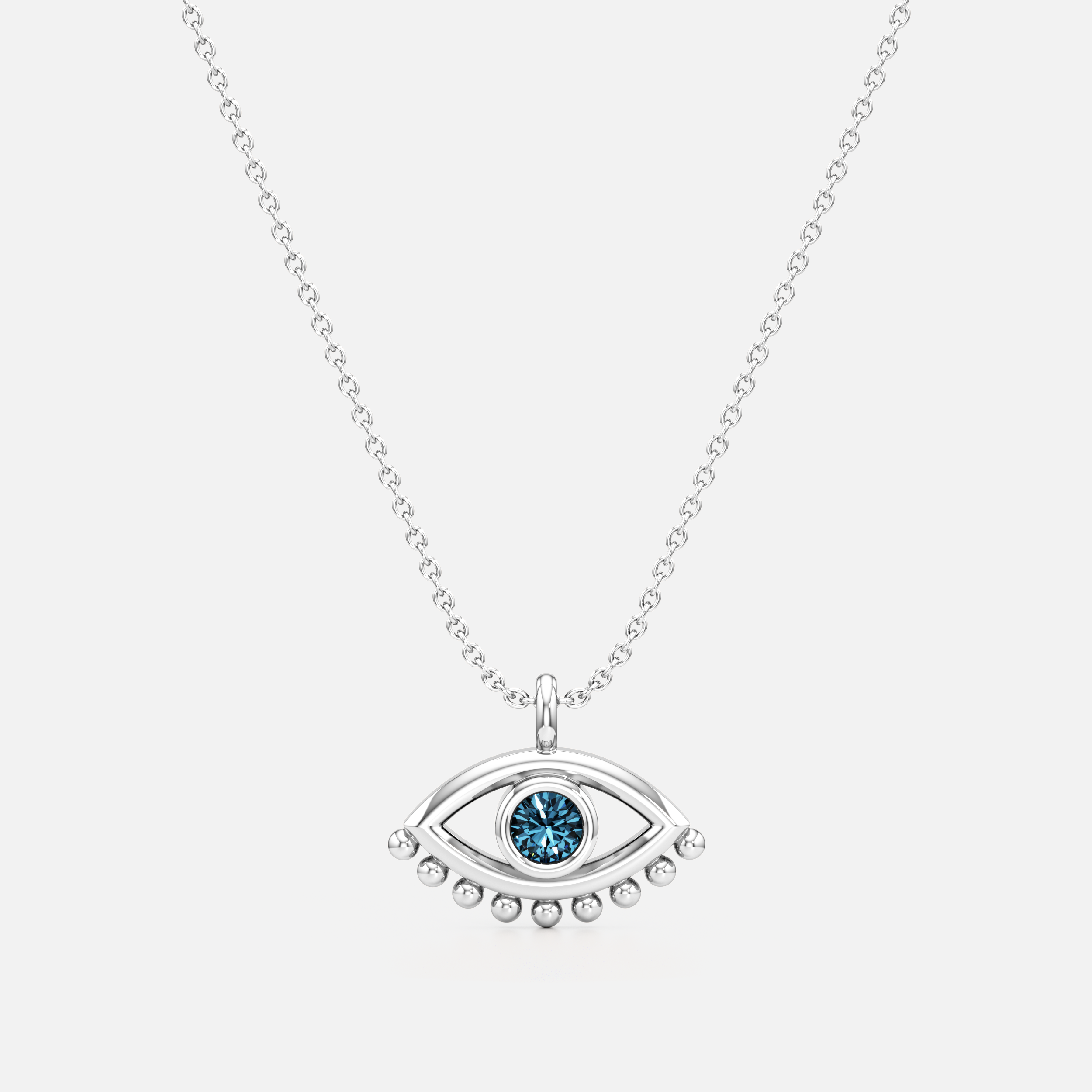 Azure Evil Eye Pendant