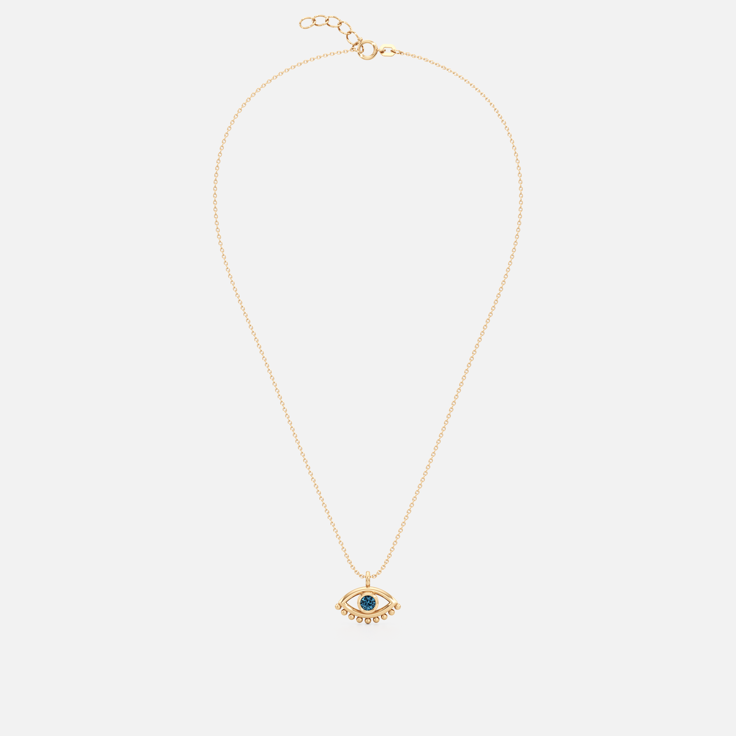 Azure Evil Eye Pendant