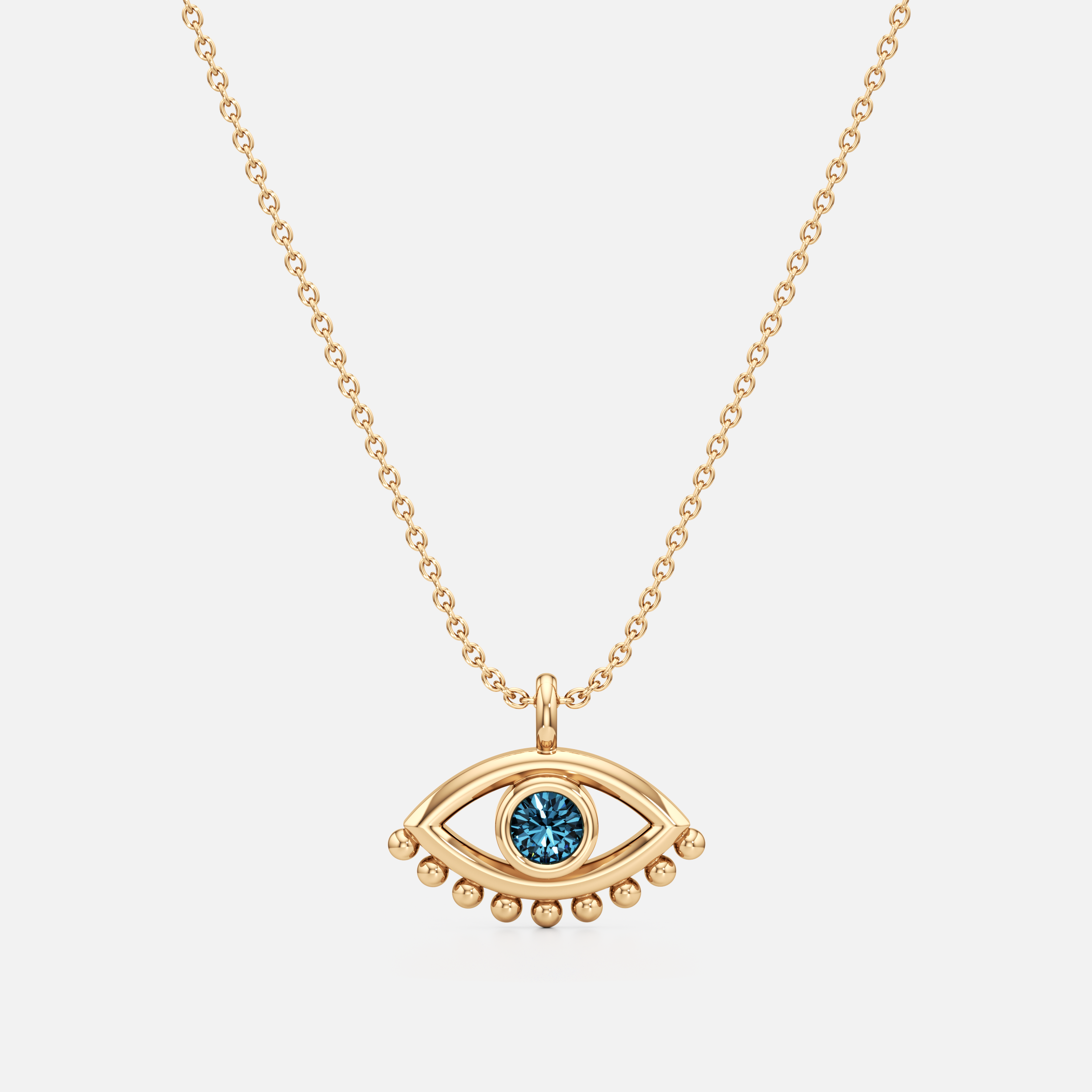 Azure Evil Eye Pendant