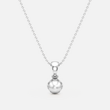 Tulip Bloom Pearl Pendant
