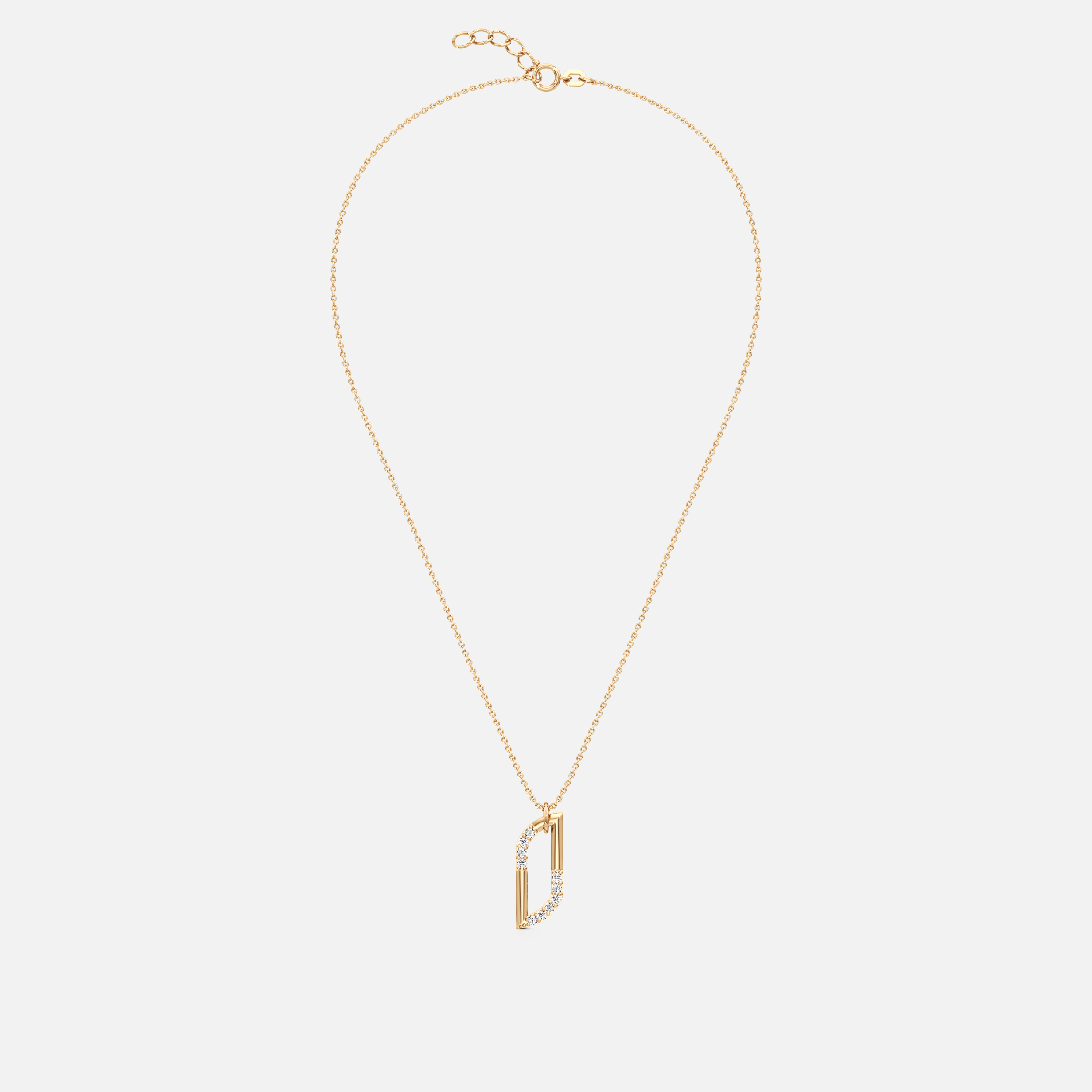 Sleek Angular Pendant