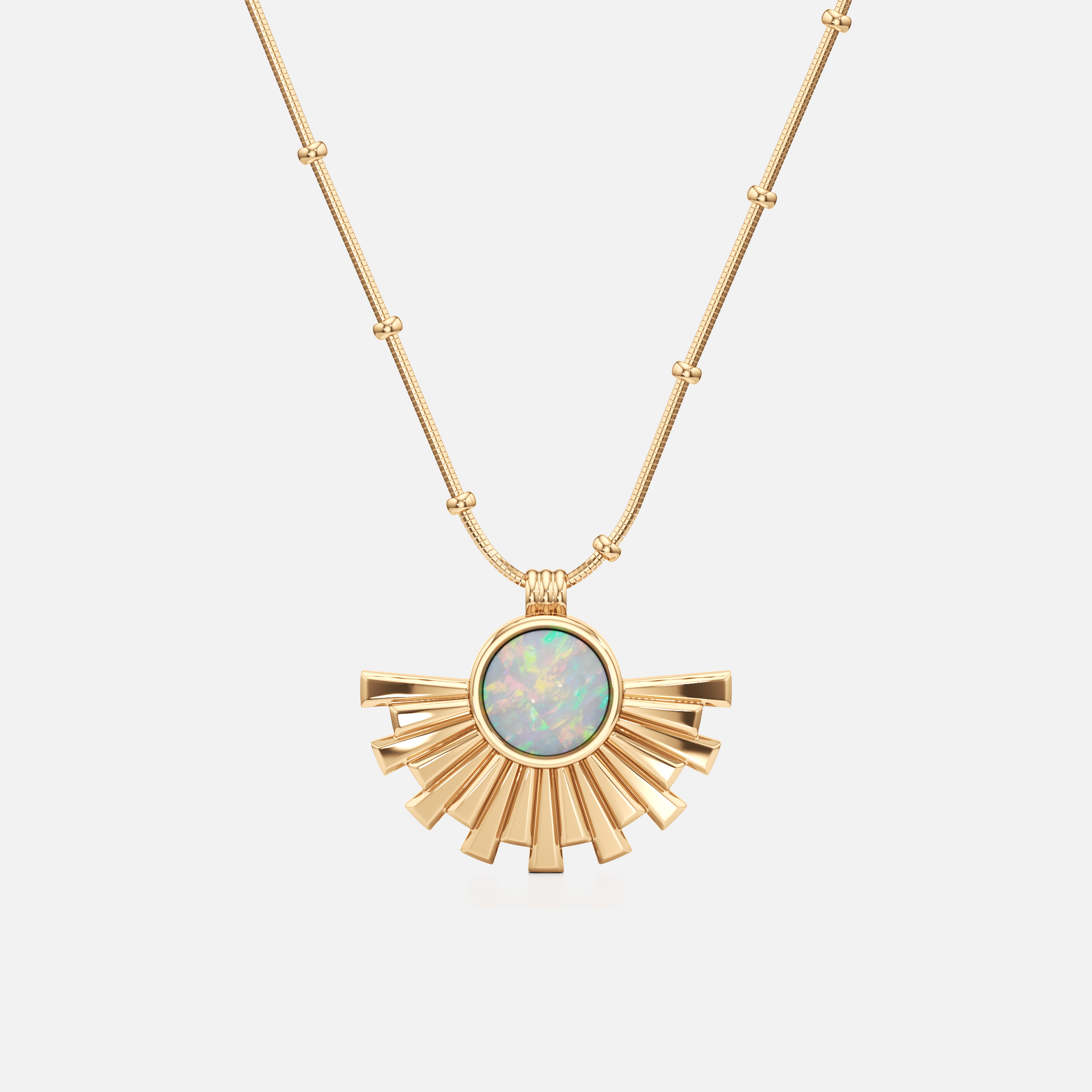 Solaris Opal Necklace – Mirei- Demi Fine Jewelry