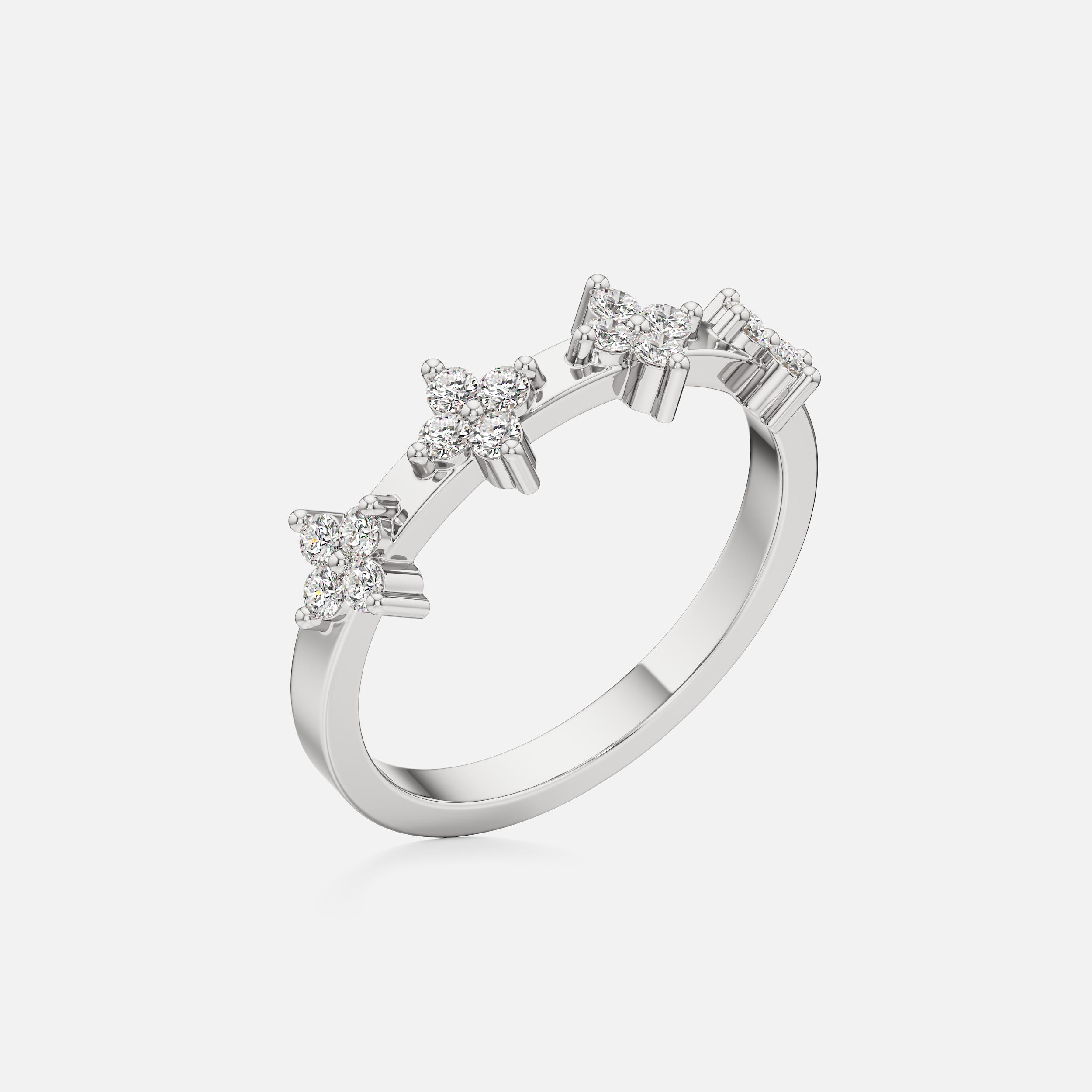 Floral Quartet Ring