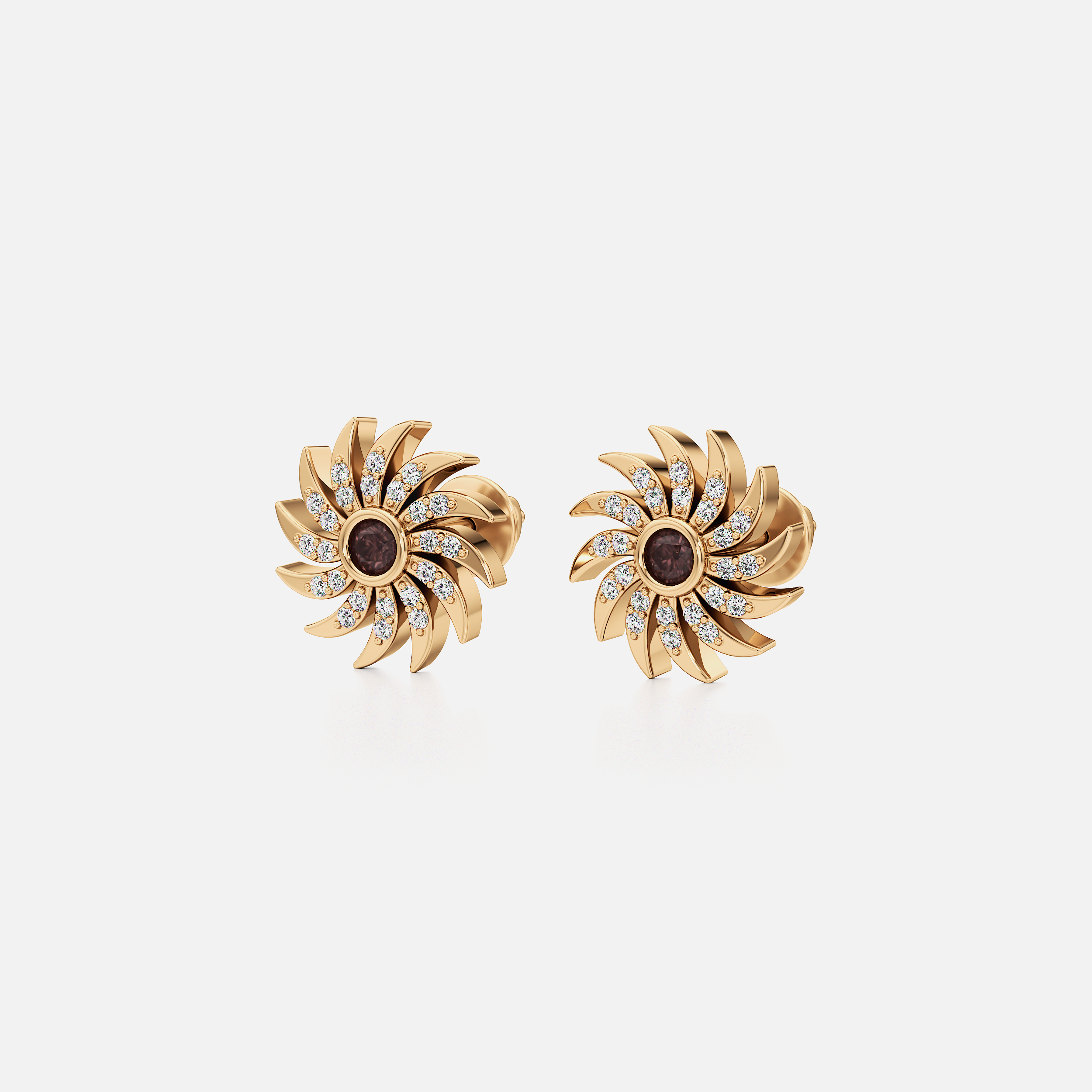 Sunflower Core Earrings