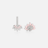 Lotus Enamel Earrings