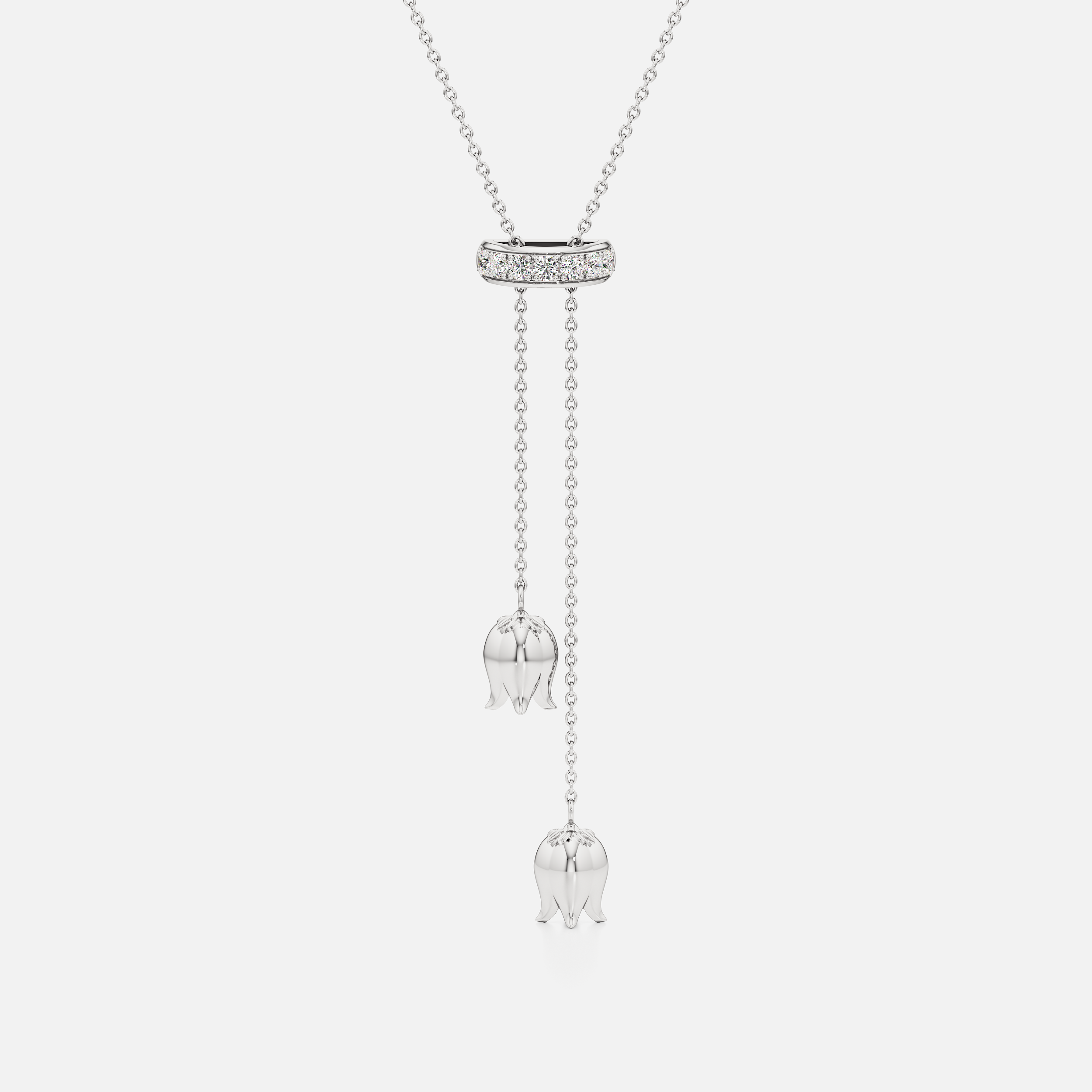 Tulip Lariat Necklace