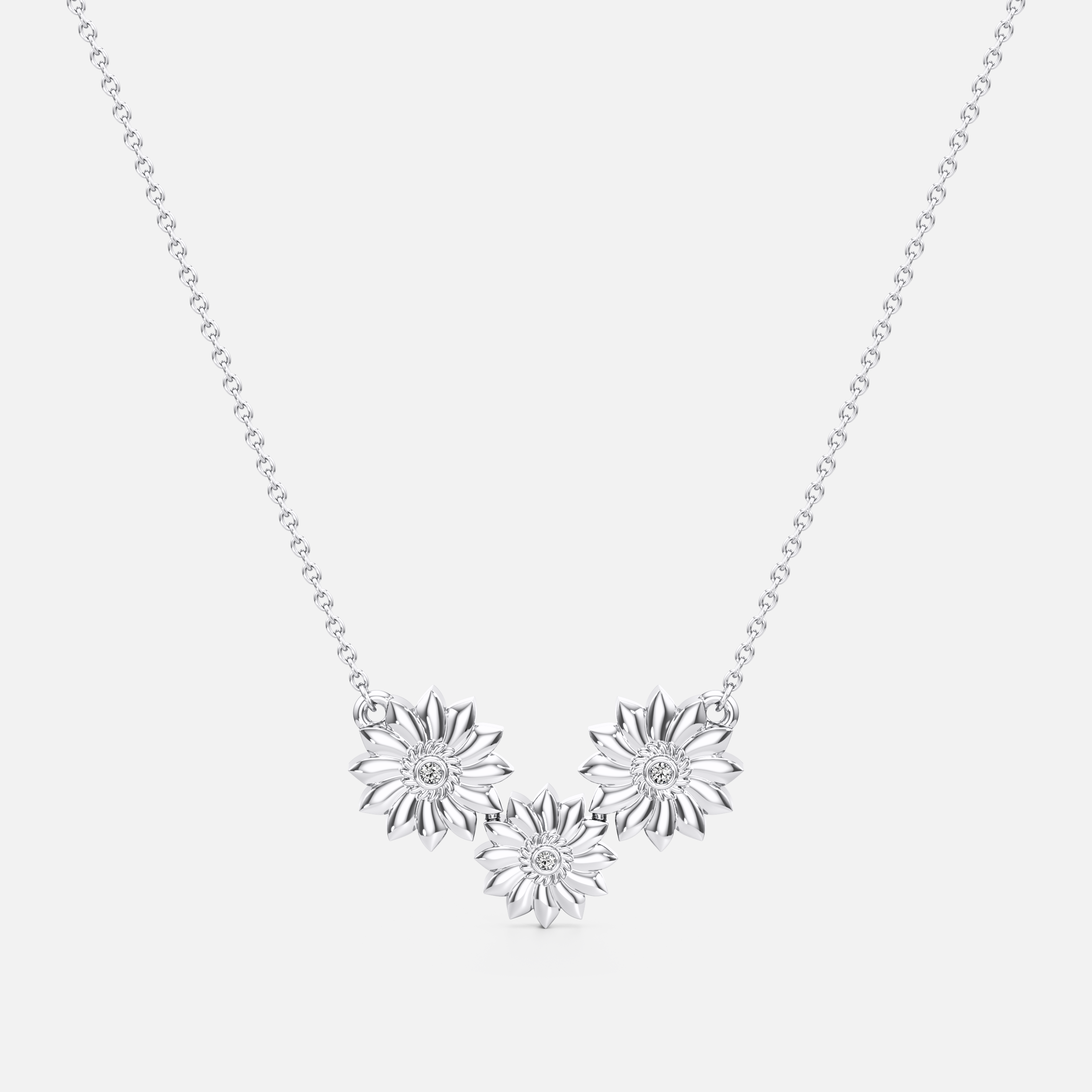 Sunflower Trio Pendant