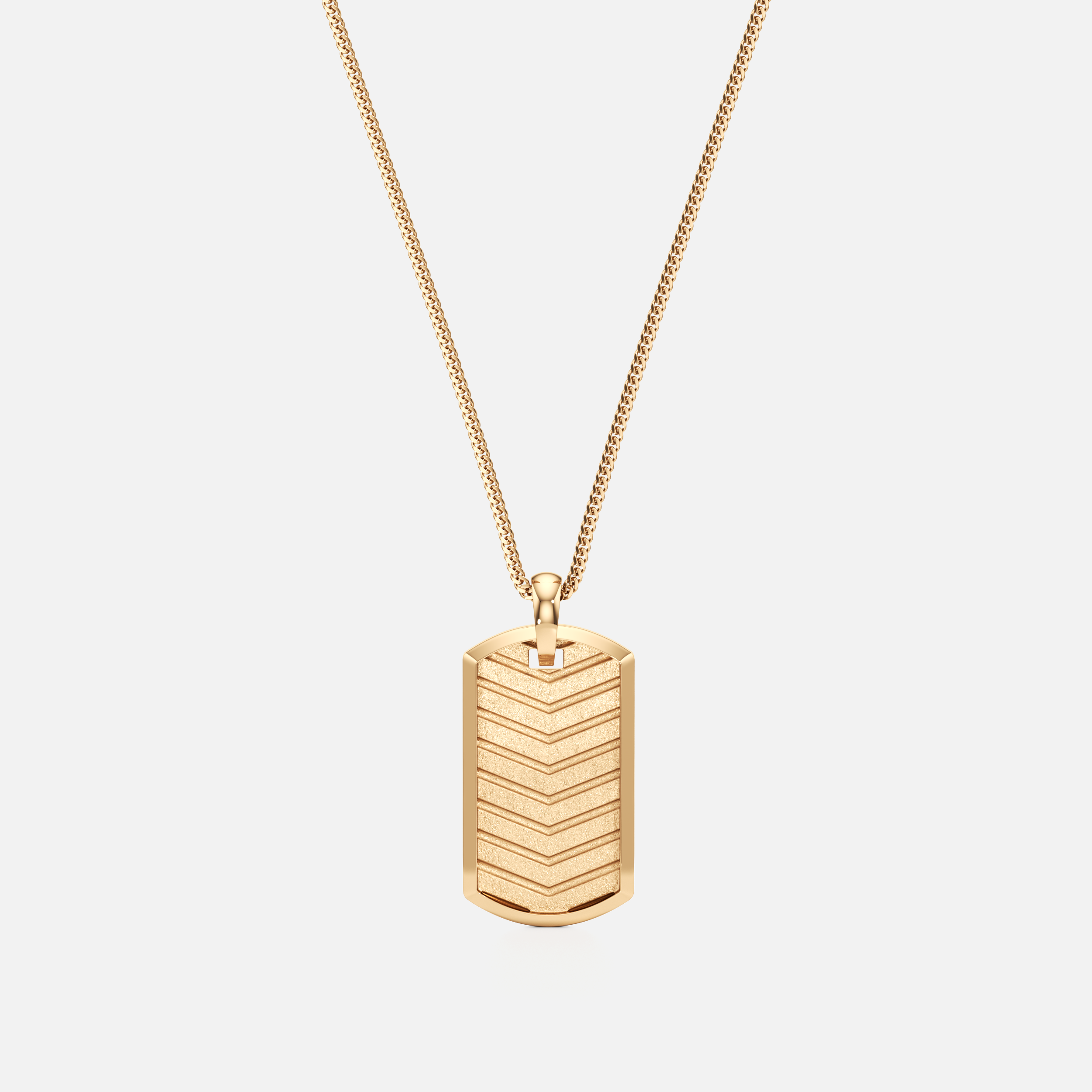 Chevron Tag Pendant