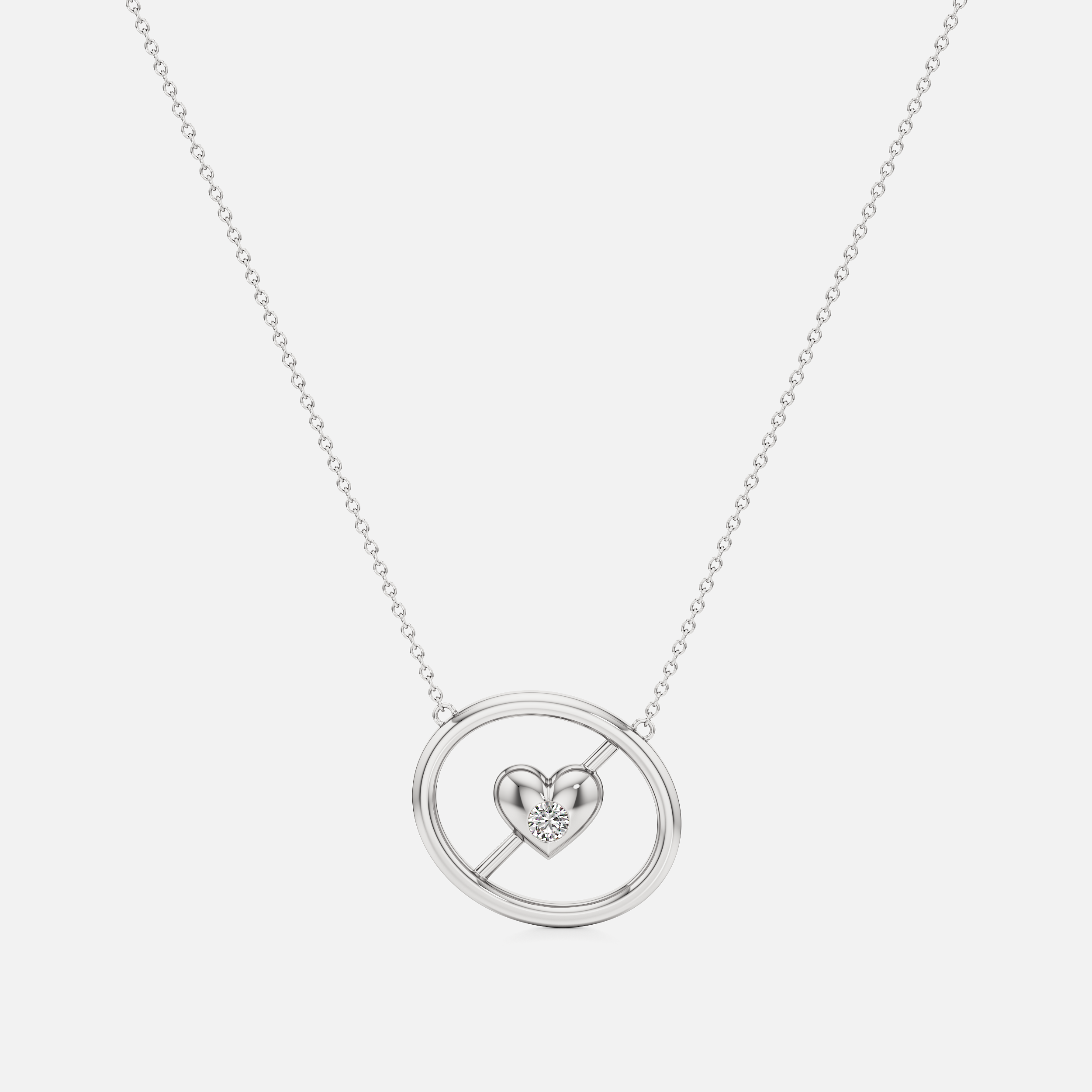 Reversible Heart Necklace