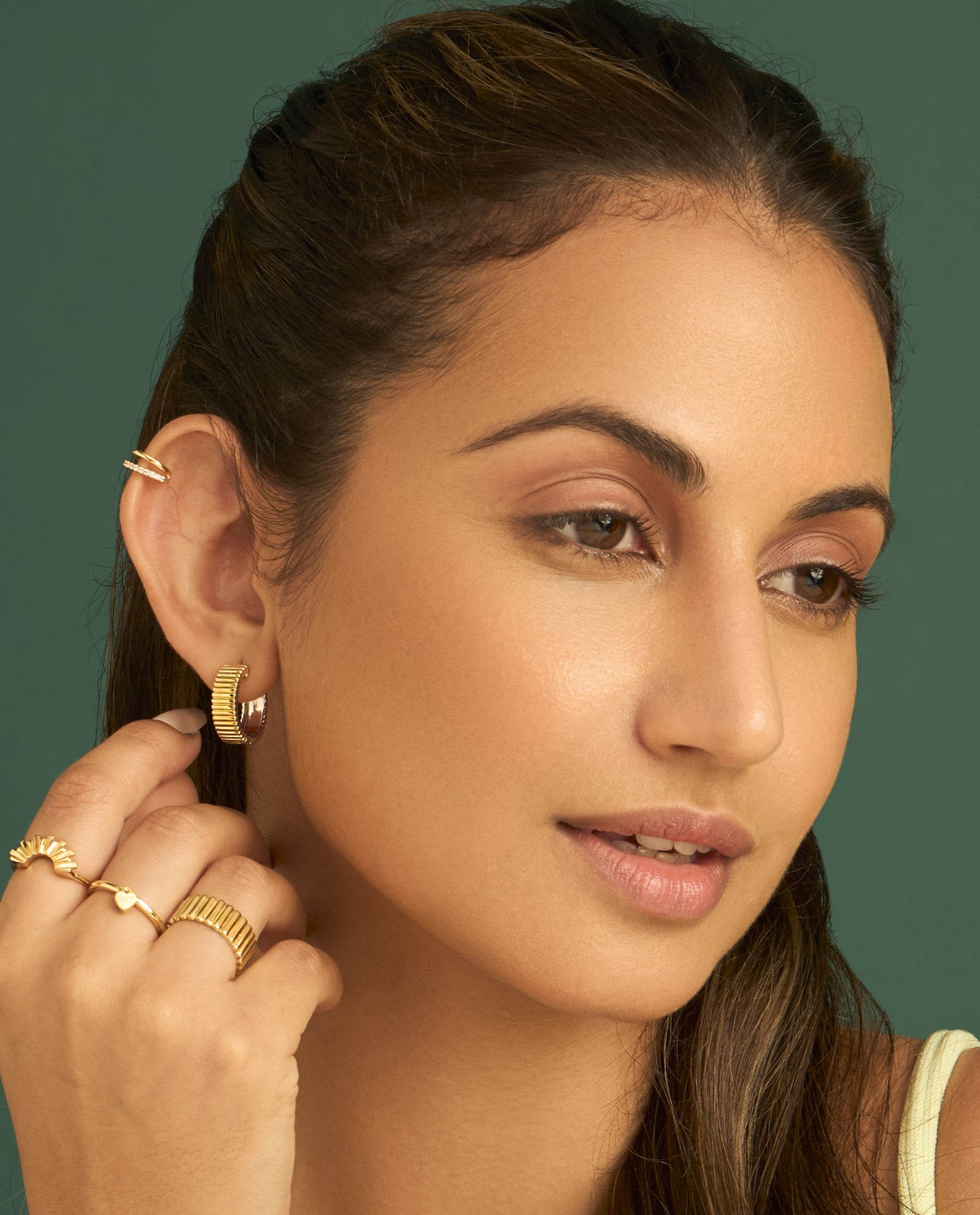 Two-Tone Reversible Hoops