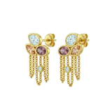 Mosaic Chain Earring