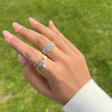 Two-Tone Ribbed Band