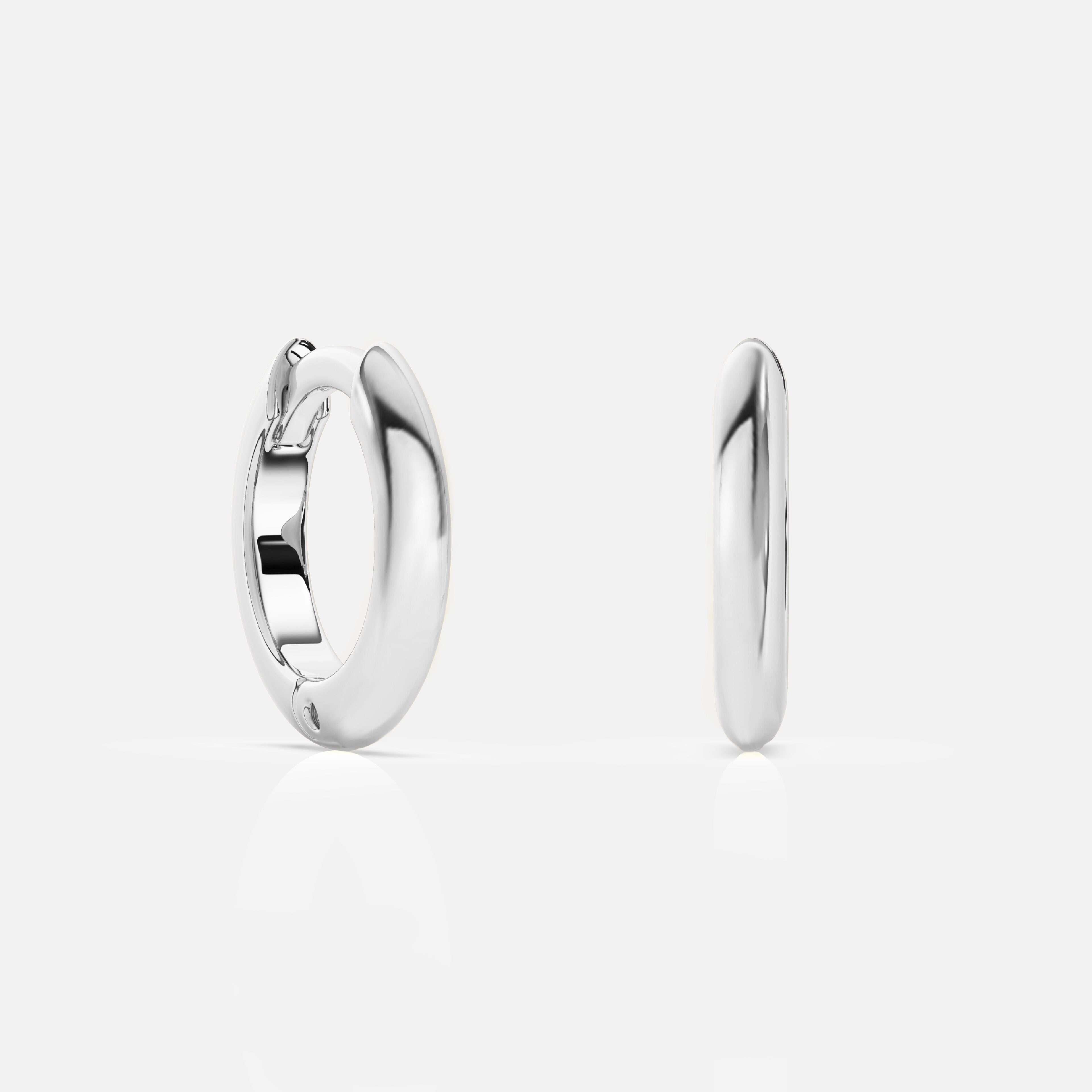 Classic Thick Huggie Hoops