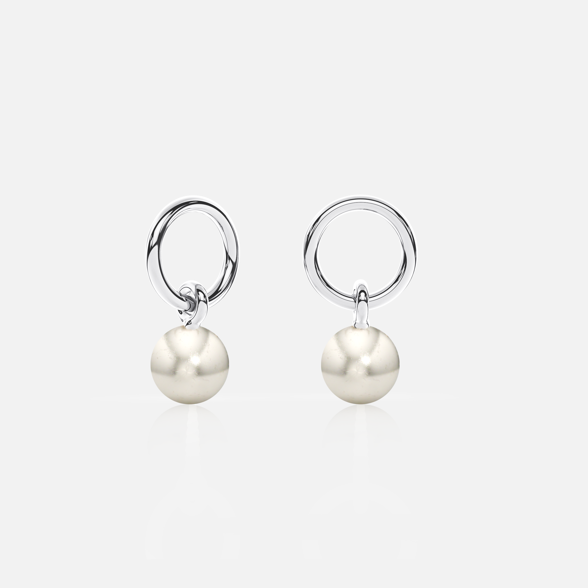 Pearl Hoop Charm